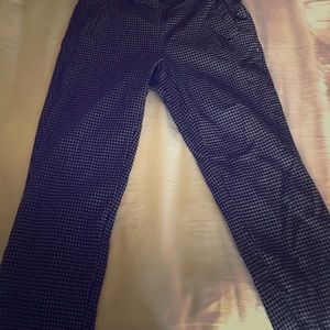 Black and white Capri pants